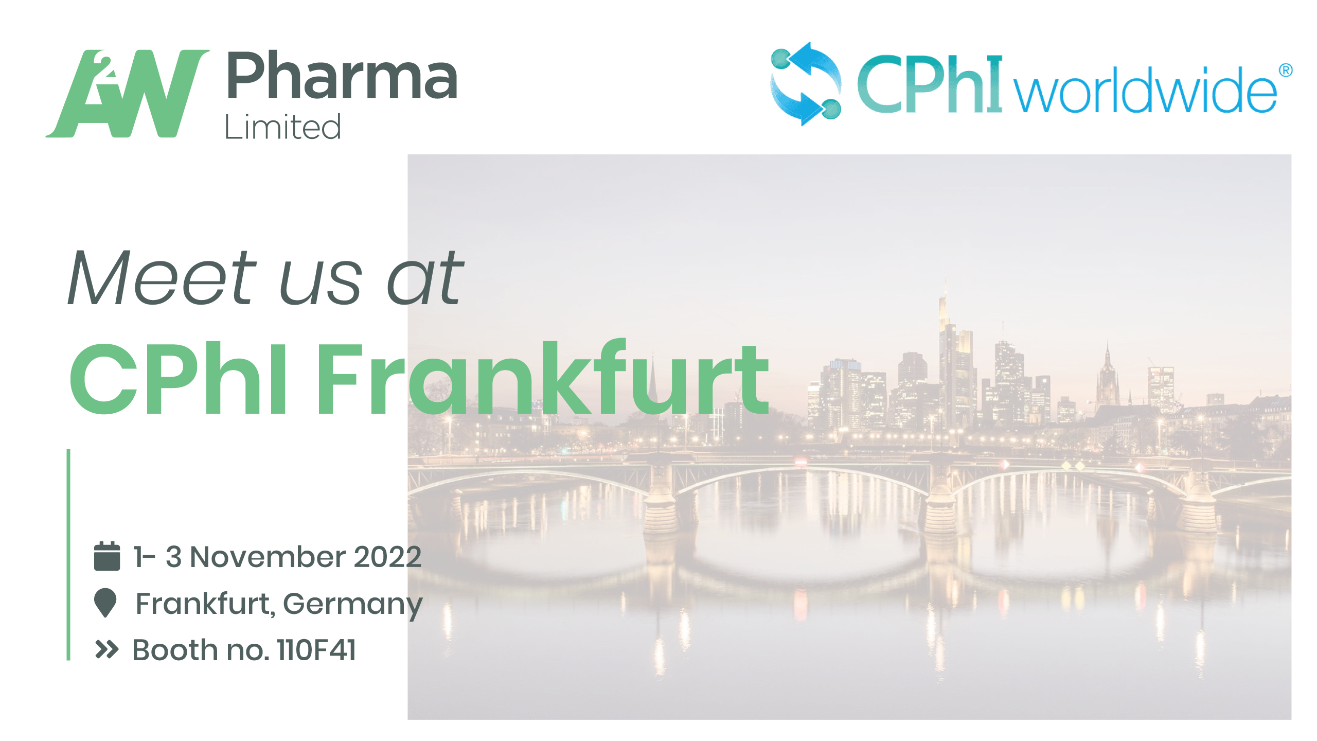CPHI Worldwide In Frankfurt, 1-3 November 2022